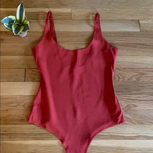 CHERRY RED Bodysuit